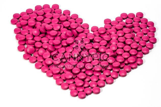 Heart shaped of pills - Free image #439041