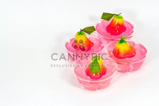 delectable imitation fruits in jelly Thai dessert - image gratuit #439061 