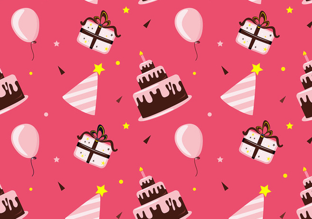 Anniversaire Pattern Free Vector - Free vector #439521