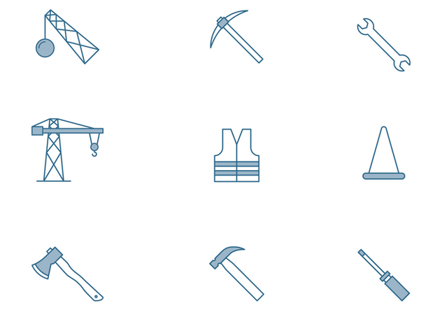 Home And Construction Icon - vector gratuit #445031 