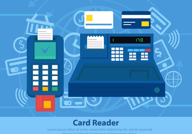 Card Reader Payment System - vector gratuit #445441 