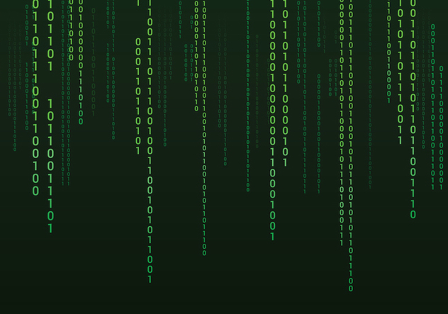 Binary Text Background - Free vector #445561