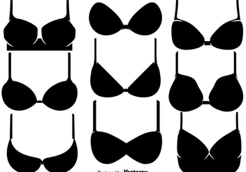 Vector Set Of Bra And Bustiers - Free vector #446281