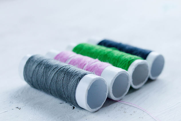 Colorful sewing thread - Free image #447531