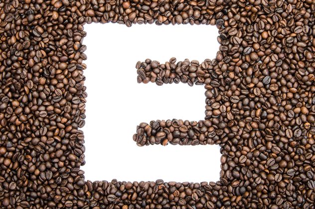 Alphabet of coffee beans - Free image #451891