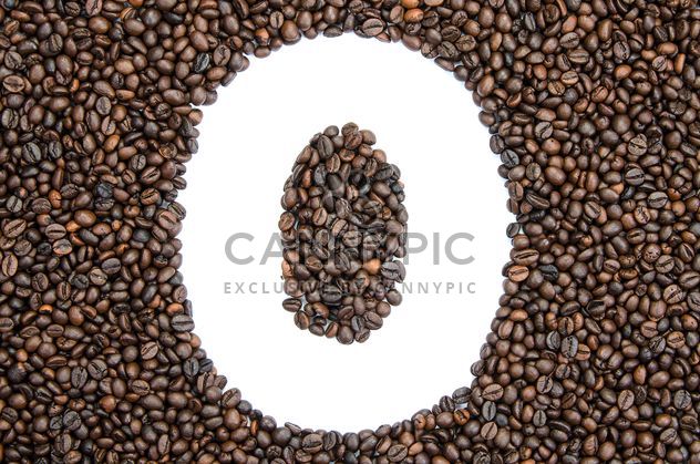 Alphabet of coffee beans - image gratuit #451911 