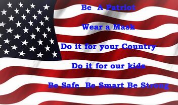 Be a Patriot, Wear a Mask, Thank you. - бесплатный image #470841