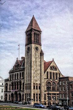 Albany New York ~ Albany City Hall ~ Designed by H.H. Richardson - Free image #480681