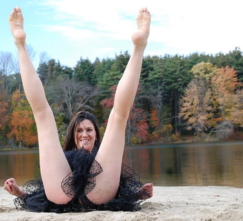 Alicia Dwyer Flexible Long Legs Outdoors - Free image #485551
