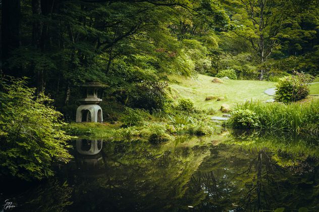 Pond at the Emperor's Summer residence in Nikko - бесплатный image #499961